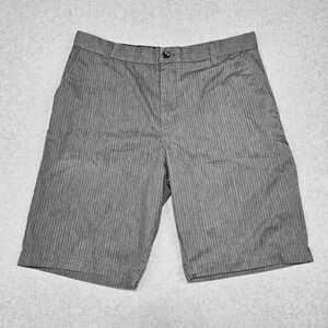 Fox Racing Essex Tech Stretch Shorts Men's 38 Gray Striped Baggy Loose Street